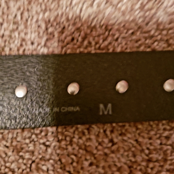 Harley Davidson leather ladies belt, Size Medium - Picture 3 of 5